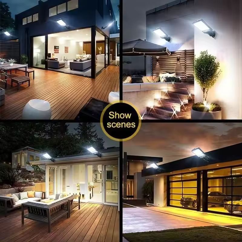 BrightGuard Solar Motion Security Light – Outdoor 3-Mode Waterproof Garden Yard LED Lamp