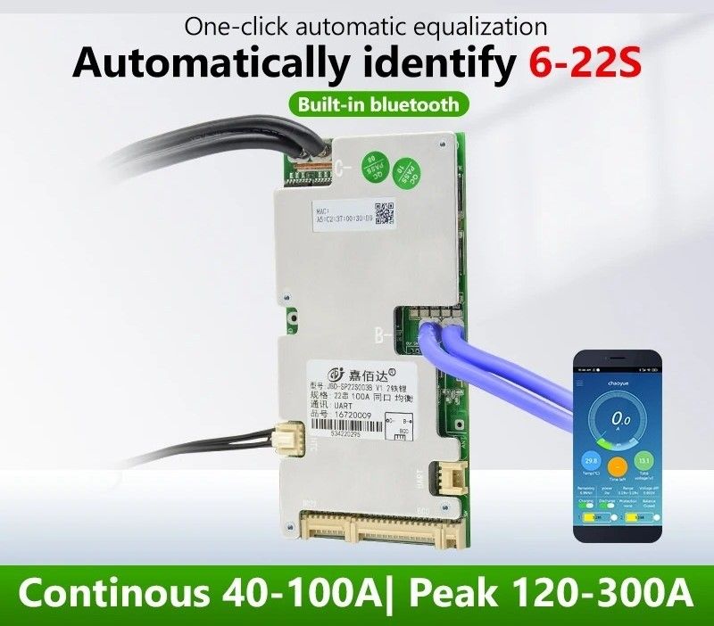 Smart LiFePO4 BMS with Built In Bluetooth and Uart Function