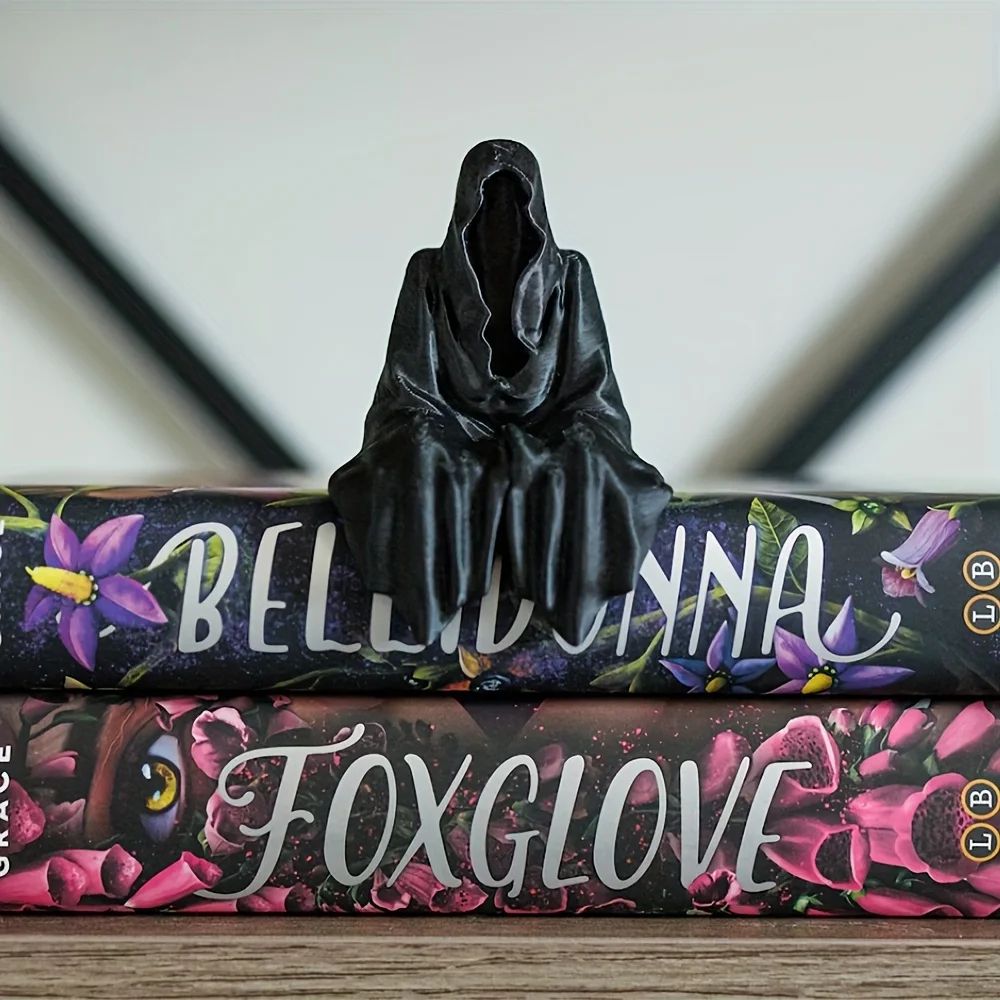 Mystic Veil Hooded Cloaked Statue for Gothic Home Decor