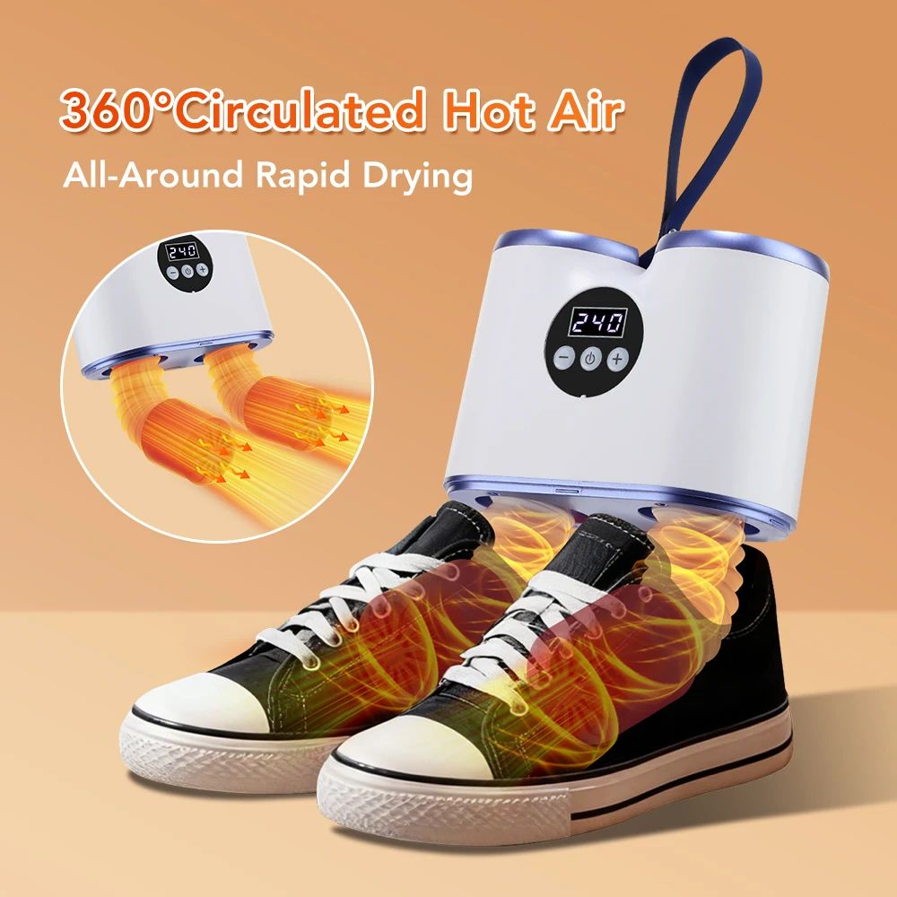 Electric Shoe Dryer with Timer Quick Dry Deodorizer and Sterilizer