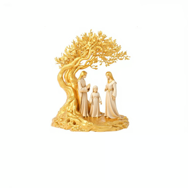 Jesus and the Tree of Life Ornament | Faith-Based Newborn Gift