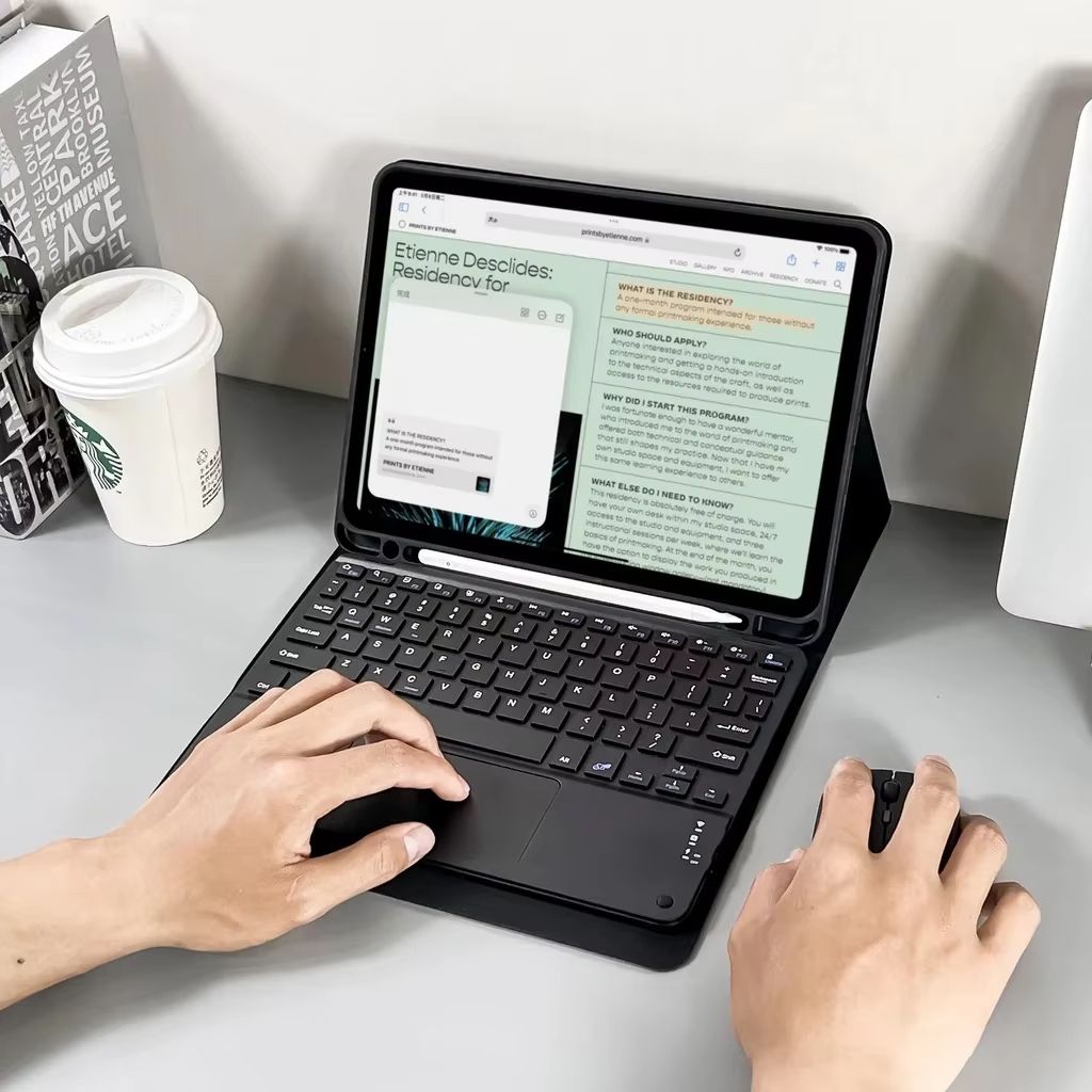 Magic Keyboard Case for Samsung Galaxy Tablets – Compatible with Tab A9 Plus, S8, S9, S7, A8, S6 Lite
