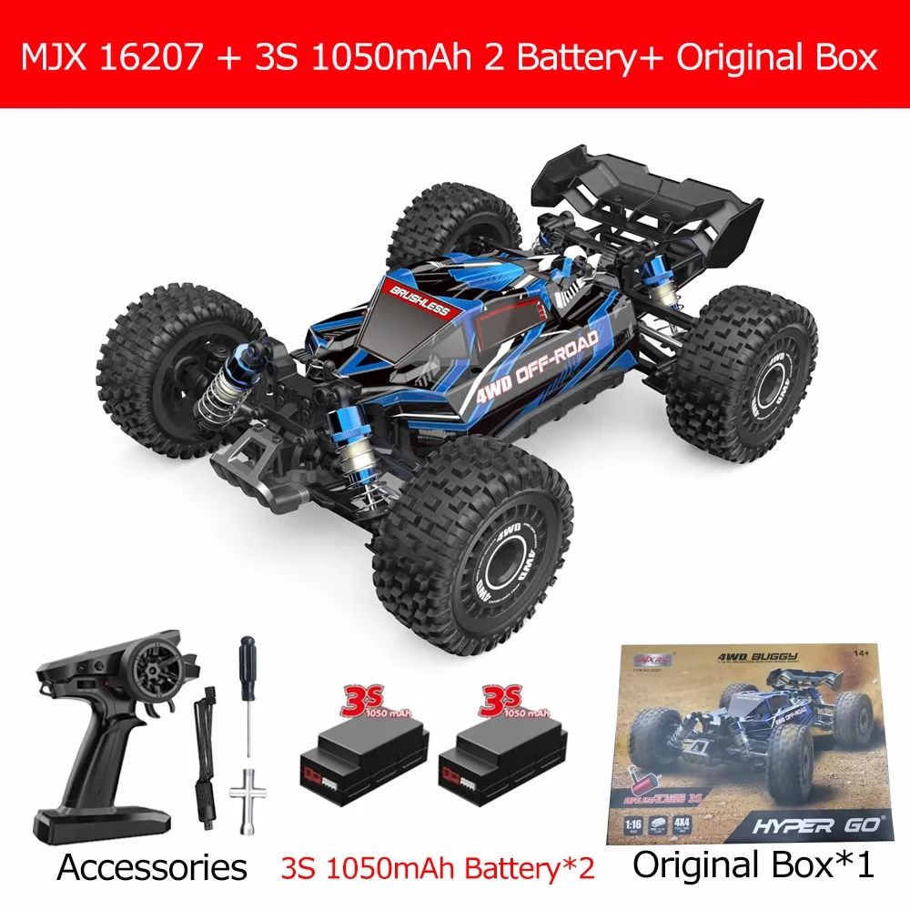 MJX 16207 Hyper GO 1 16 Scale Brushless RC Car