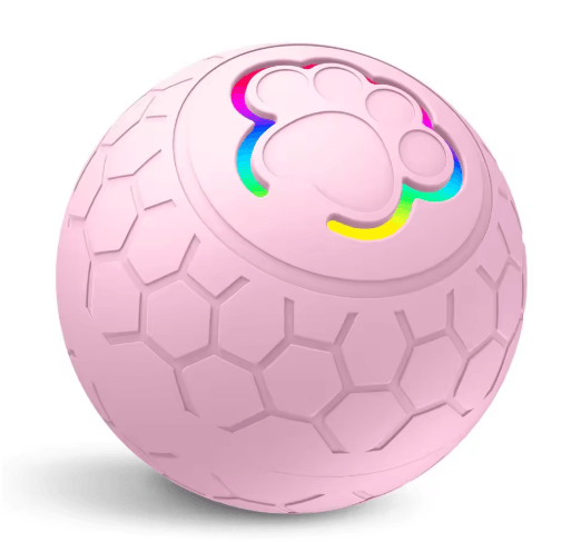 Smart Interactive Dog Toy Ball with Automatic Rolling & RGB Lights