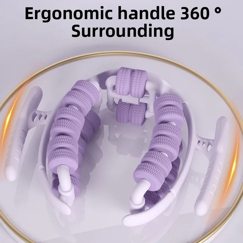 28-Wheel Annular Leg Clamp Massager for Body Slimming and Anti-Cellulite Relief