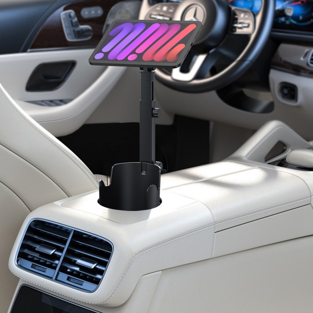 Universal Magnetic Car Cup Phone Holder Adjustable Rotation Stand Smartphone Bracket
