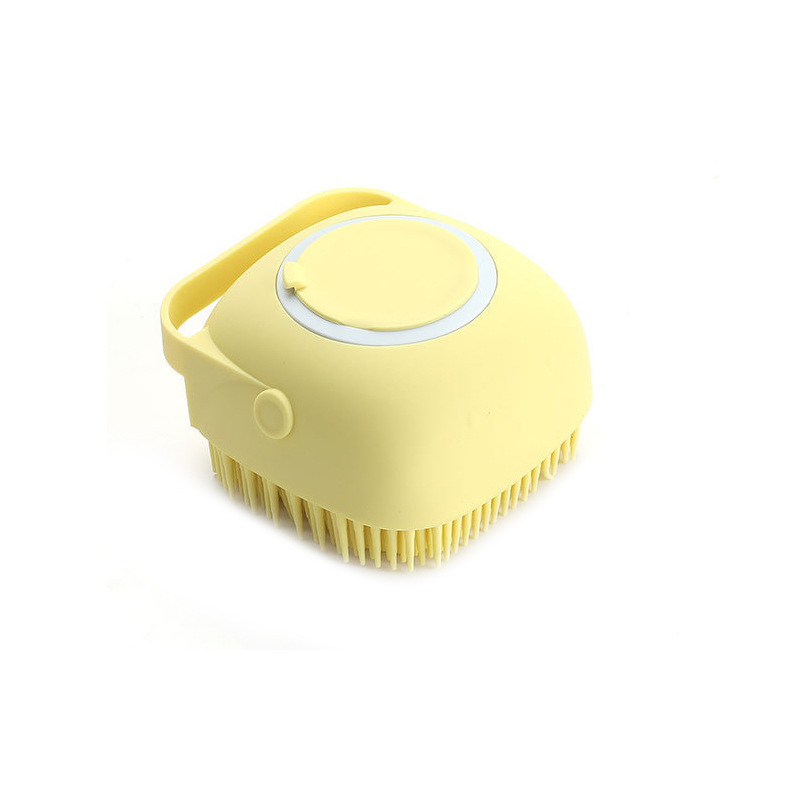 Soft Silicone Pet Bathing Brush Massager, Dog Cat Cleaning Grooming Supplies Shower Gel Brush