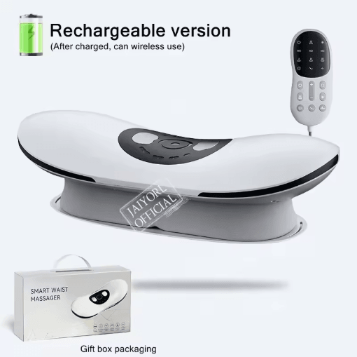 Electric Lumbar Traction Massager with Heat & Adjustable Intensity
