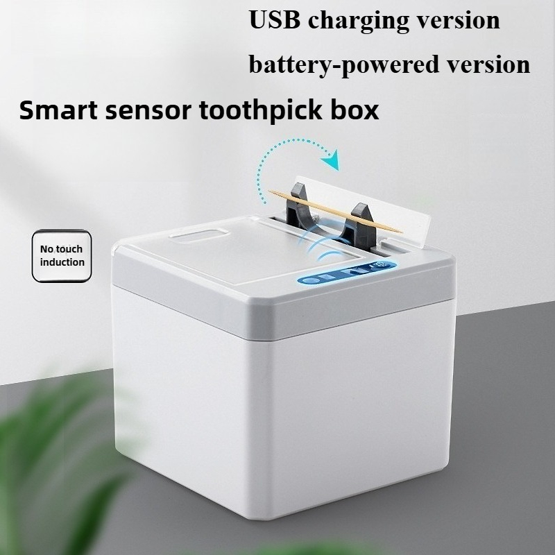 Smart Automatic Toothpick Dispenser, Electric Toothpick Holder for Kitchen