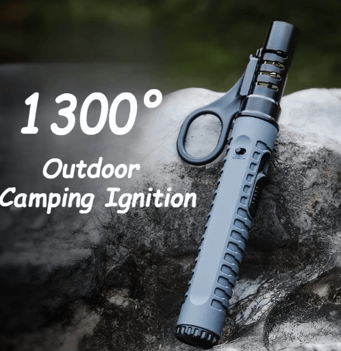 Portable Butane Torch Lighter for Camping Cooking and BBQ