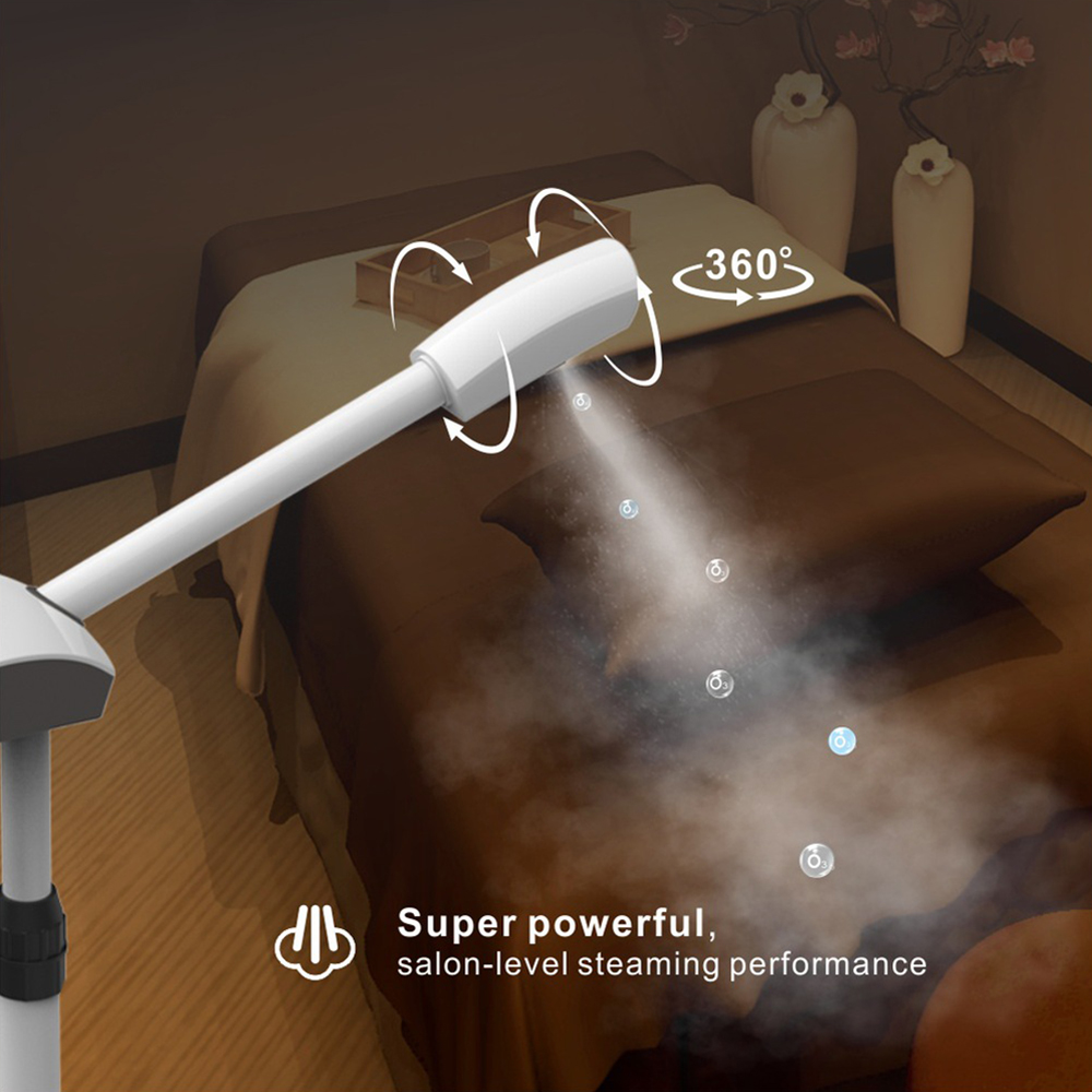Warm Mist Facial Steamer, Deep Cleaning Humidifier, Skin Whitening Vaporizer for Face, Home Spa and Salon