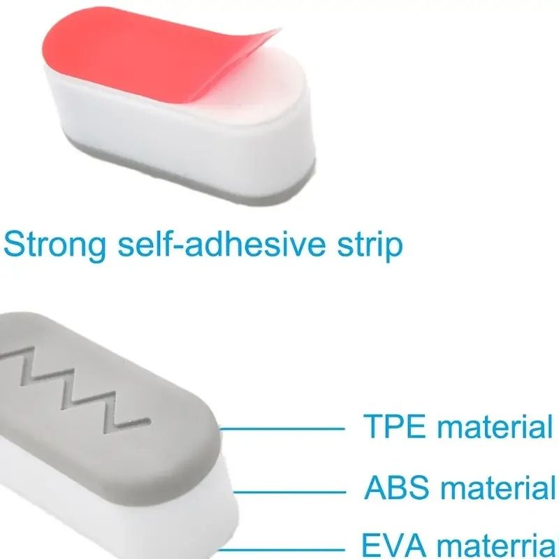 Toilet Seat Bumper Pads with Strong Adhesive 4 Piece Set
