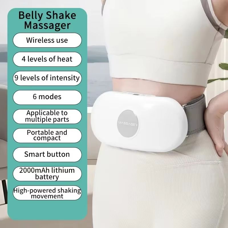 VibraTone Pro Wireless Heated Belly Massager Belt