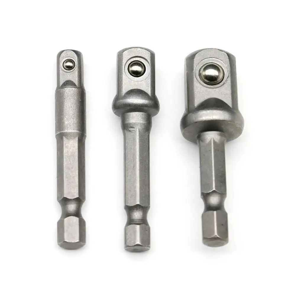 Drill Socket Adapter Set 3 Piece Impact Extension