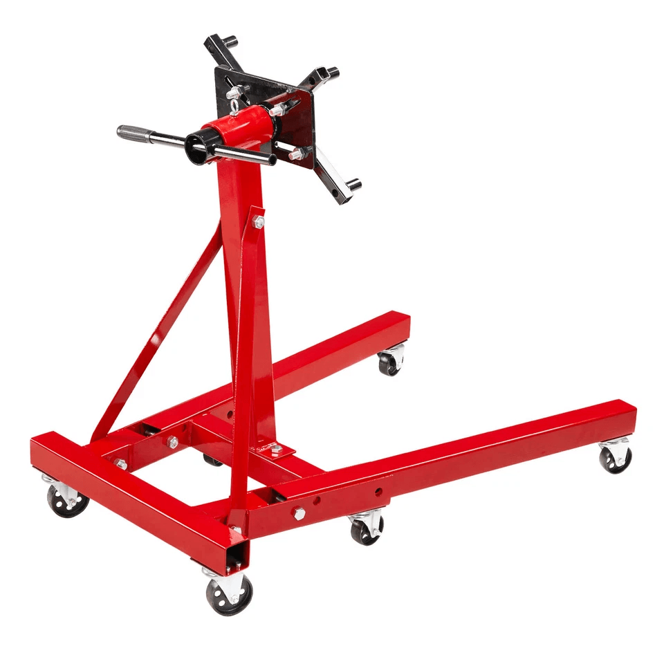 Heavy Duty Engine Motor Stand Hoist, Folding Auto Shop Jack for Car, Truck, Garage & Engine Rebuilding