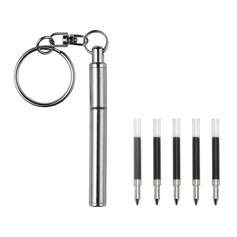 Mini Telescopic Stainless Steel Keychain Pen | Precision EDC Writing Tool