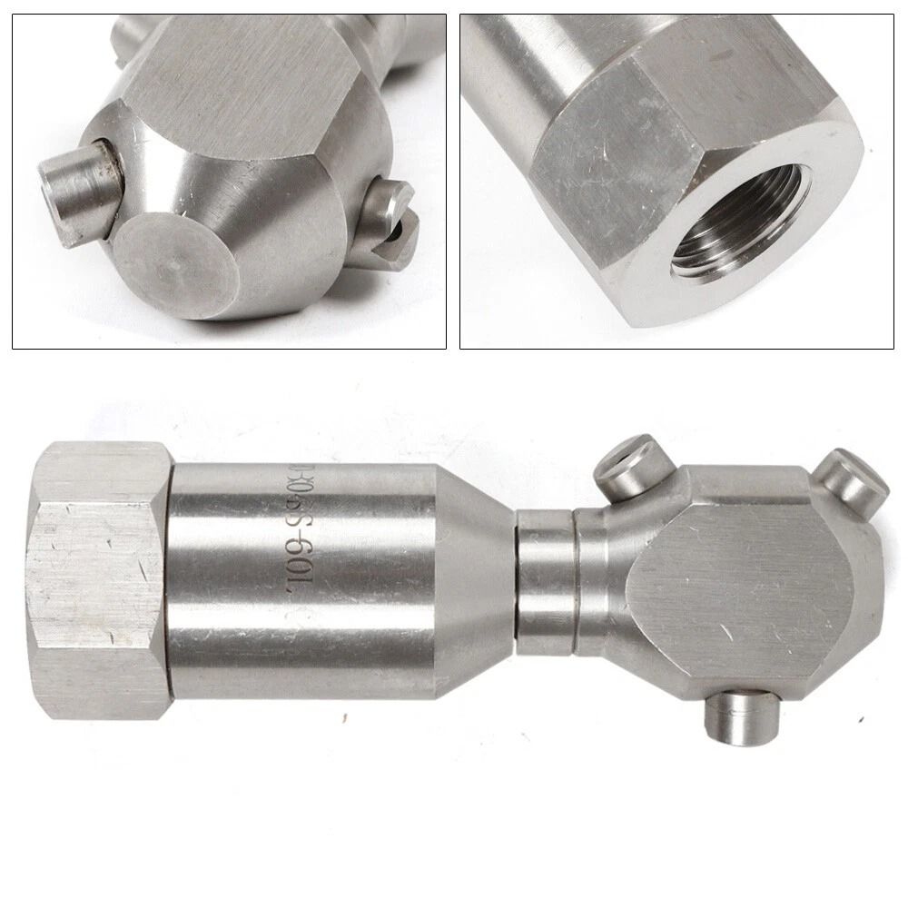 Nozzle Pressure Washer Hose, Rotating Jetter Head, Drain Sewer Cleaner