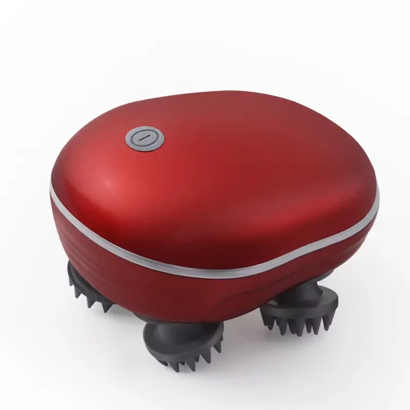 Red Light Therapy Head Massager, Electric Scalp & Body Relax Massage Tool, Muscle Fatigue & Stress Relief