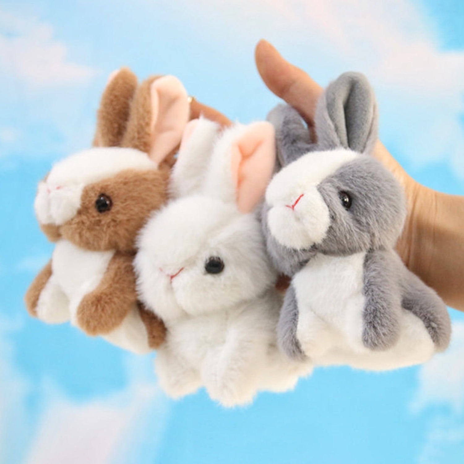 Lovely Animal Doll Plushie, Ultrasoft Bunny Rabbit Toy for Girls and Babies