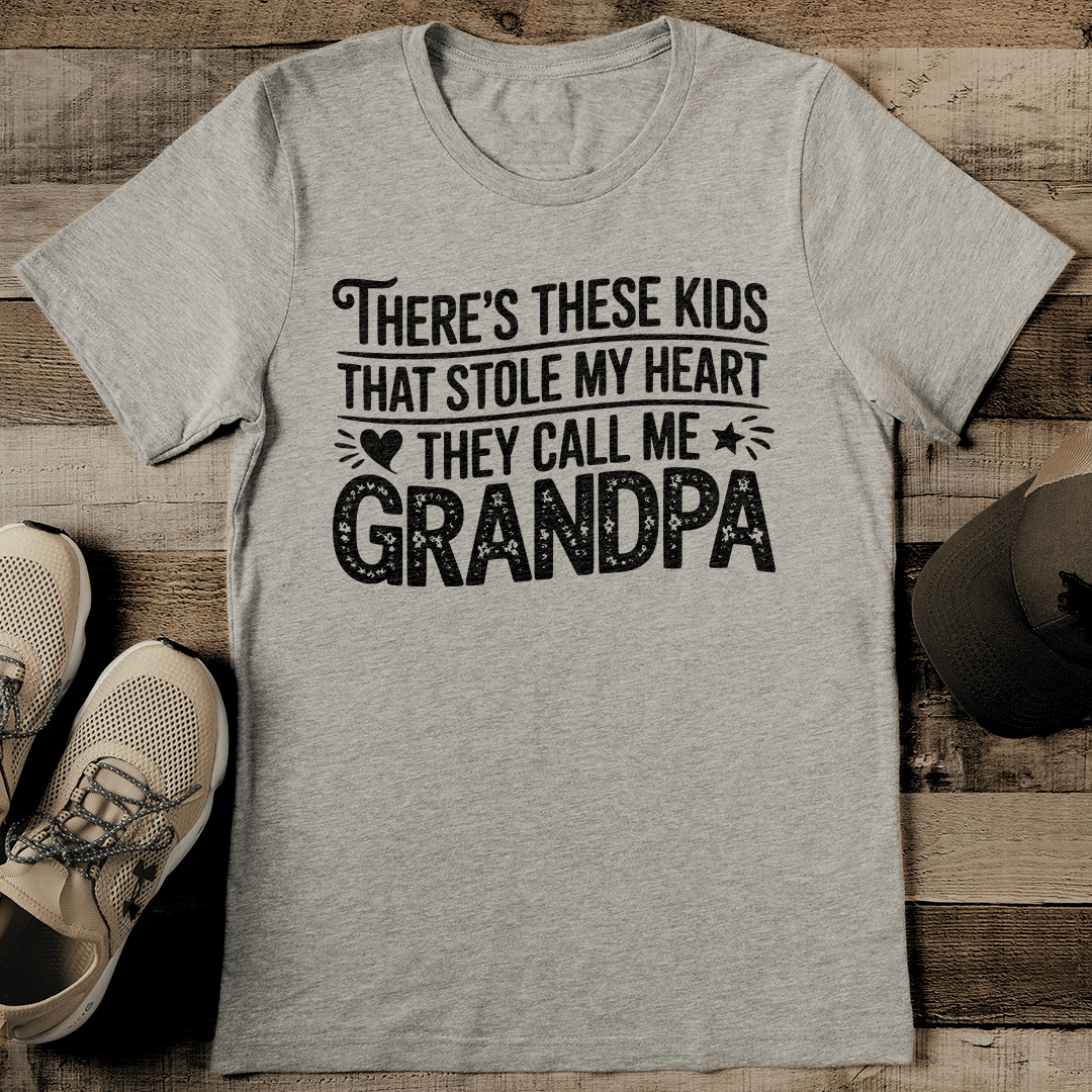There's These Kids That's Sole My Heart The Call Me Grandpa Tee