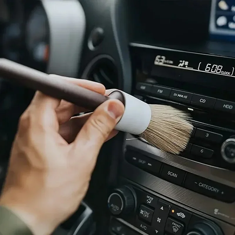 Dashboard Cleaning Brush, Car Exterior Interior Detail Brush Bristle, Auto Detail Tools for Car Cleaning
