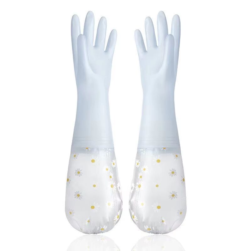 Waterproof Household Latex Cleaning Gloves – Durable Kitchen & Laundry Protection