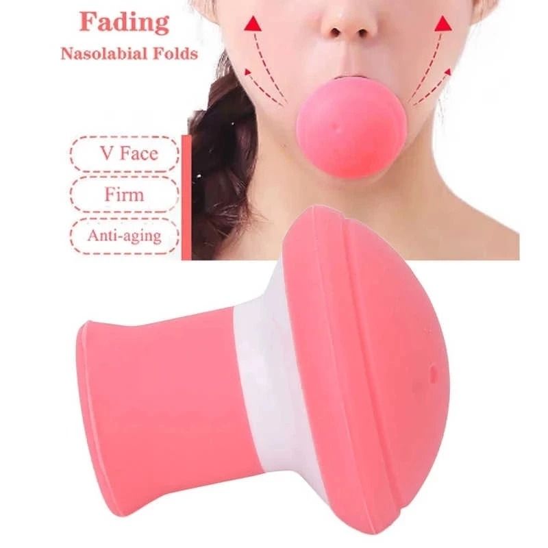 Silica Gel Mouth Jaw Exerciser Slimming Face Lift Tool