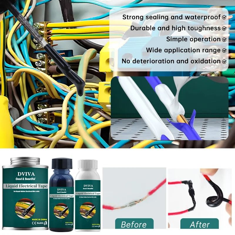 Professional Liquid Electrical Tape & Insulation Sealant