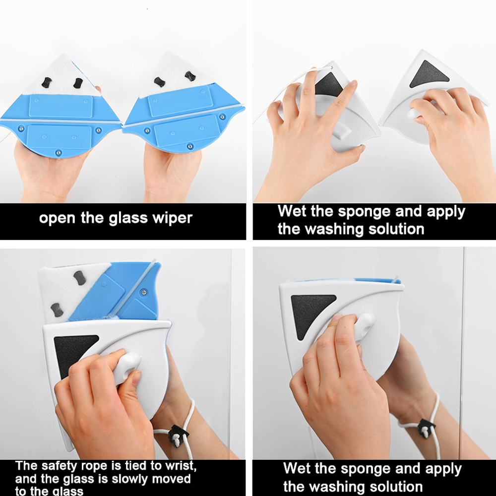 Glass Cleaner Magnetic Brush
