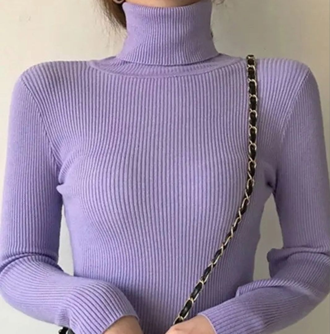 Heliar Womens Turtleneck Knitted Pullover Soft Autumn Winter Sweater