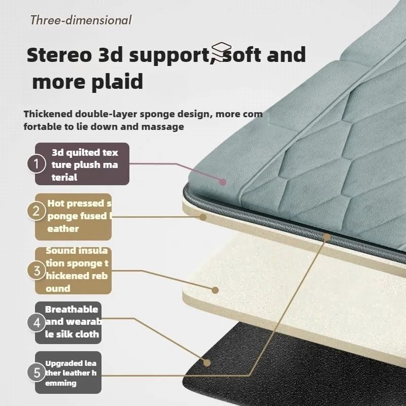 Electric Full Body Massage Mattress with Heating and Hand Control