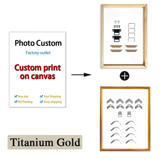 Artify Custom Canvas Wall Art – Personalized HD Photo Print Poster (Large Size)