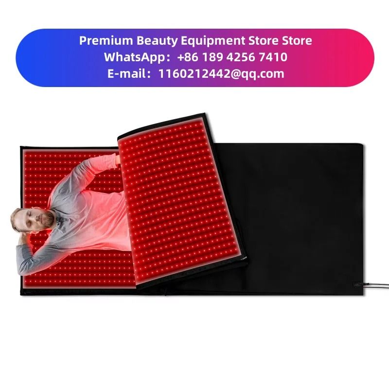 Infrared Light Therapy Pad for Full Body Muscle Recovery with 660 and 850nm LED Technology