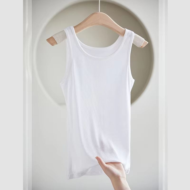 Women's Seamless Slimming Sleeveless Vest Summer Thin Inner Top