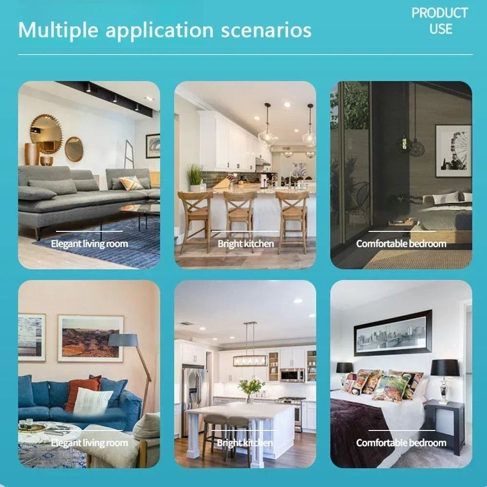 Intelligent 3 in 1 Integrated Ceiling Fan and Light