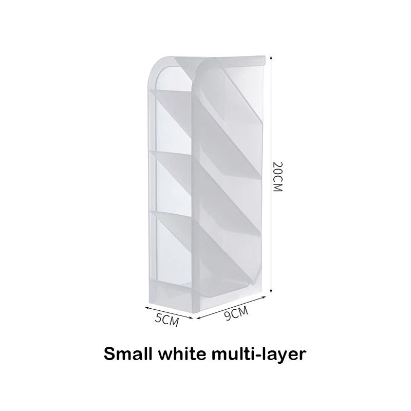 Matte Kawaii Large Capacity Desk Pen And Makeup Holder