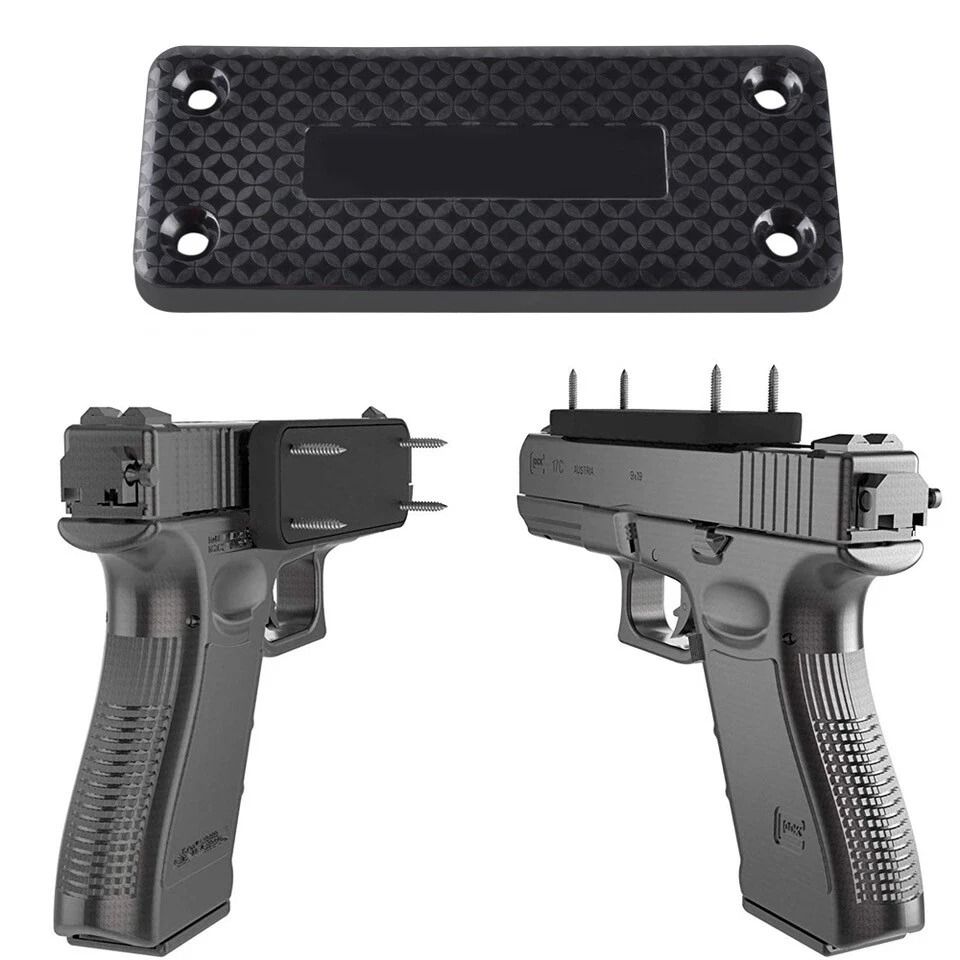 Magnetic Handgun Holder for Vehicle or Desk Mounting