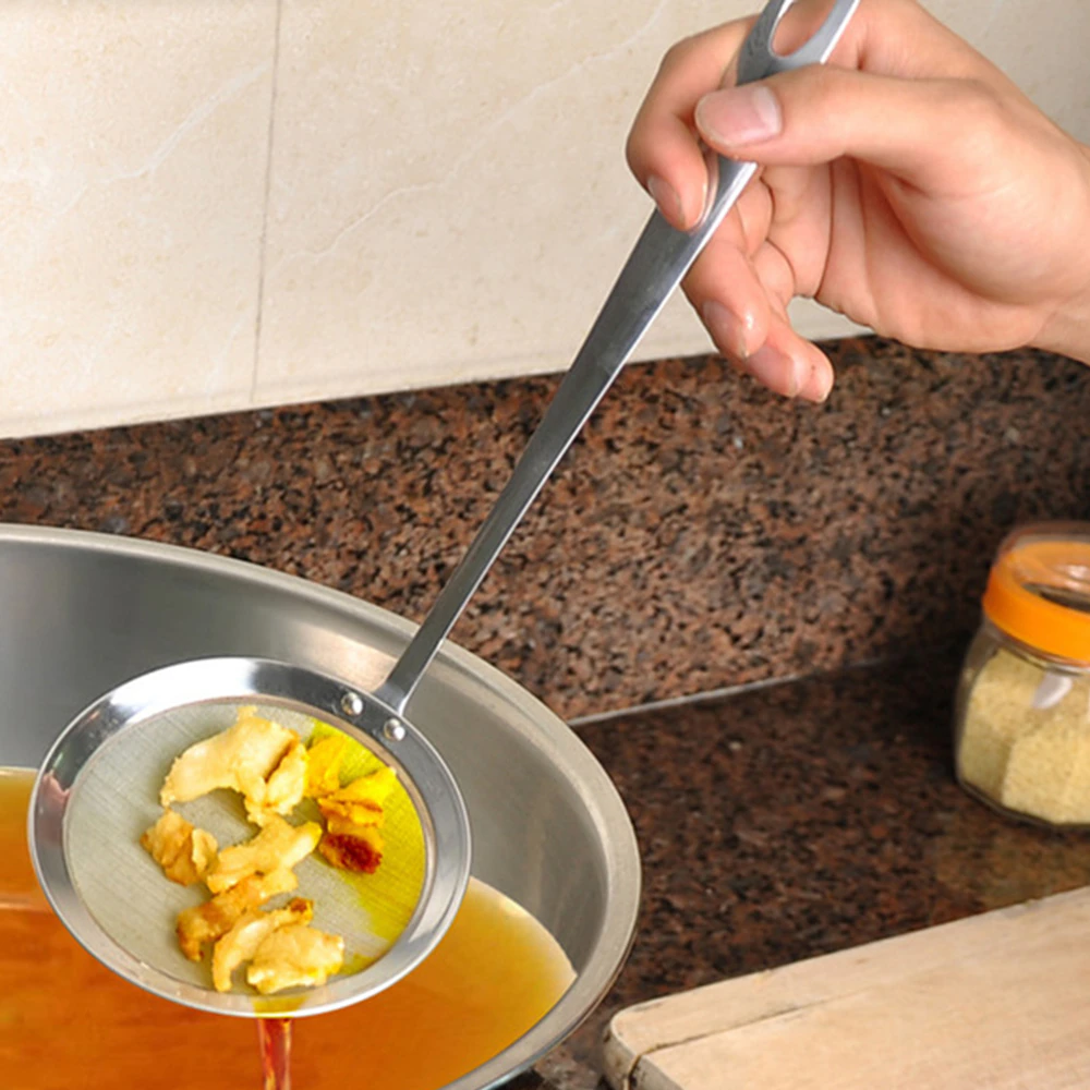 Stainless Steel Oil Colander Spoon
