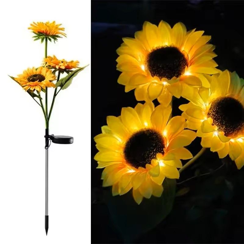Solar LED Butterfly Flower Light