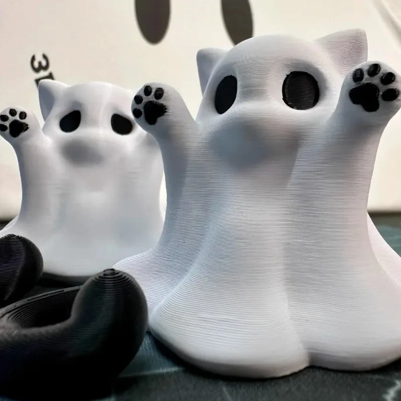 Halloween Feeling Cute-Scared Desktop Vibe, Send Girlfriend Cat Gift Home Decor
