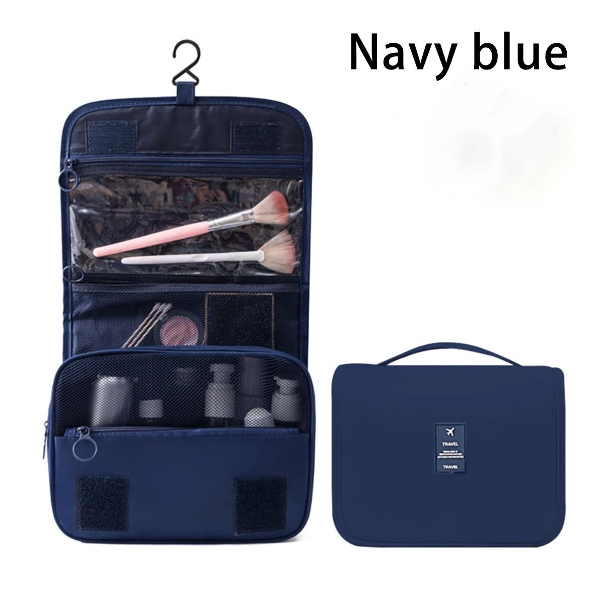 Multi-Functional Hanging Toiletry and Dry-Wet Separation Travel Bag