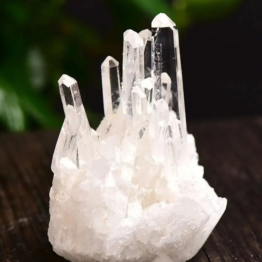 Natural High-Penetration White Crystal Cluster