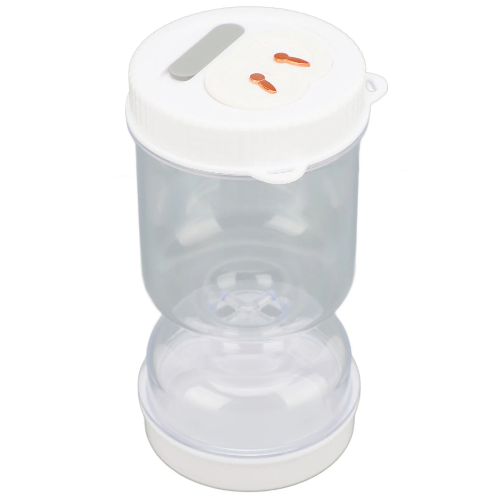 FlipFresh Pickle Separator Jar – Leakproof Hourglass Dry & Wet Food Storage Container