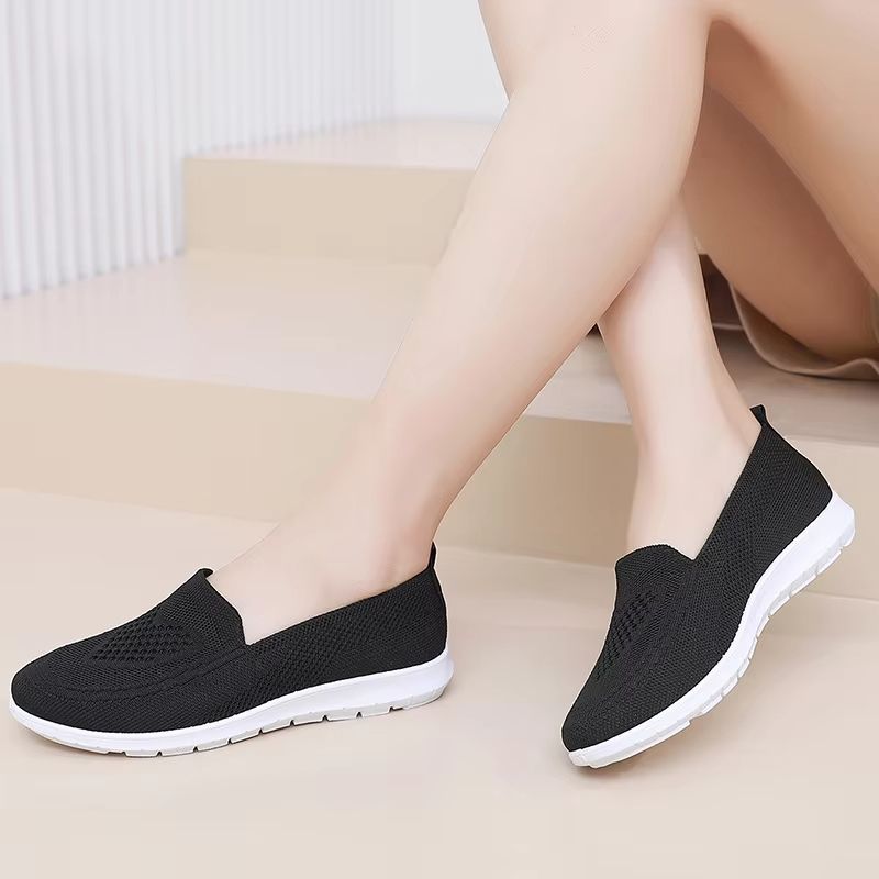 Womens Summer Casual Sneakers Lightweight Breathable Flat Shoes