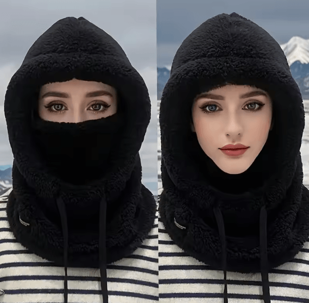 Thermal Fleece Balaclava Ski Mask Windproof Adjustable Winter Face & Neck Cover