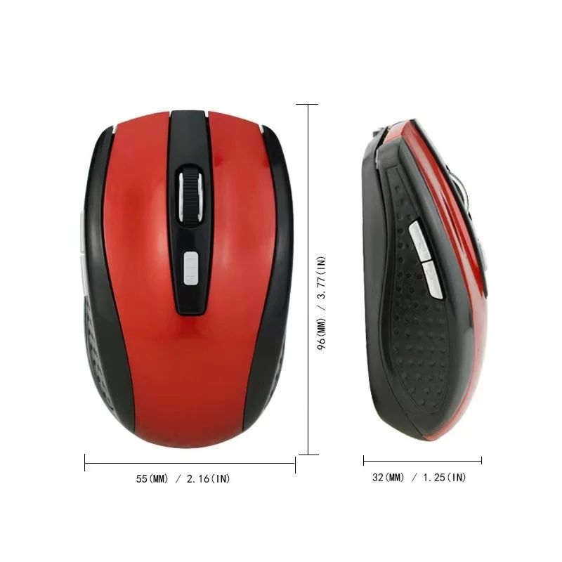 Wireless Optical Mouse Ergonomic 2.4G