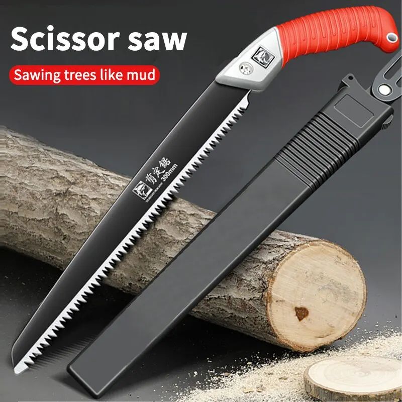 Folding Hand Saw for Wood Cutting & Tree Pruning – Portable Heavy Duty Carpentry Tool for Garden, Camping & Outdoor Use