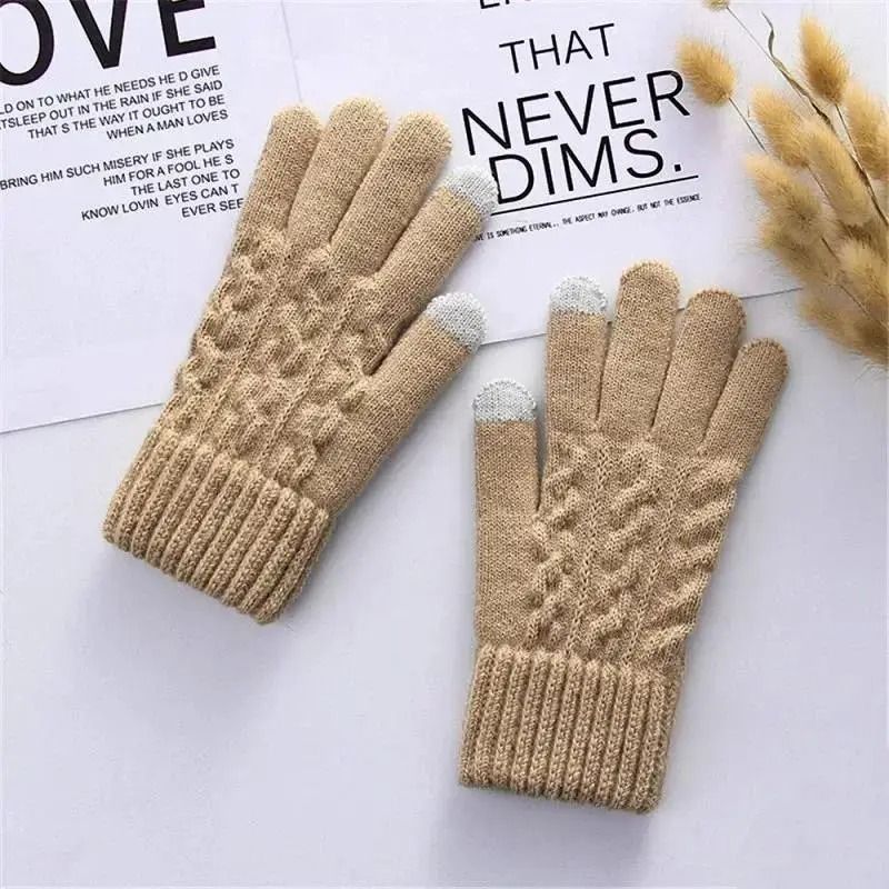 Universal Winter Thermal Touchscreen Knitted Gloves