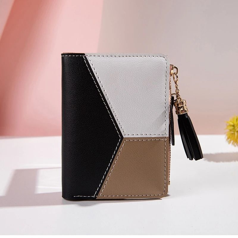 Womens PU Leather Foldable Wallet