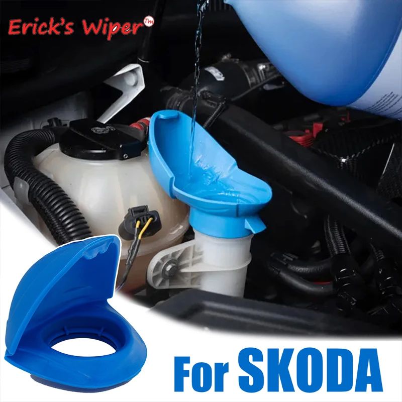 Audi VW Skoda Windshield Washer Reservoir Cap - Secure Washer Fluid Tank Cap (Plastic Replacement)